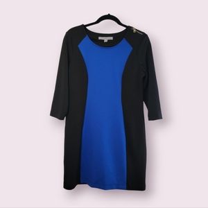Marc New York Knit Colorblock Sheath Dress Size M